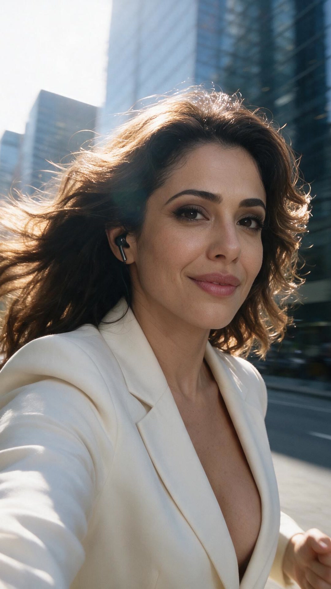 Amal — Wind ruined the blowout. Kept walking anyway.
