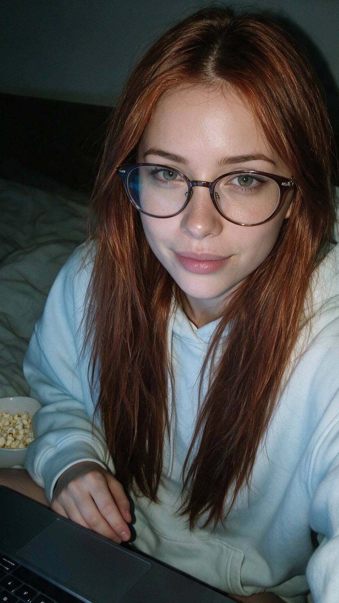 Elena — popcorn instead of the reading. sorry, professor
