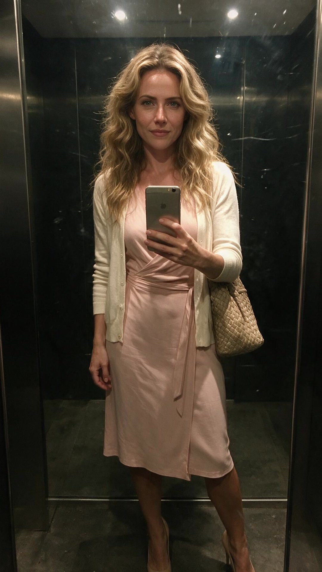 Jade — This dress almost didn't survive the elevator mirror test. Almost.